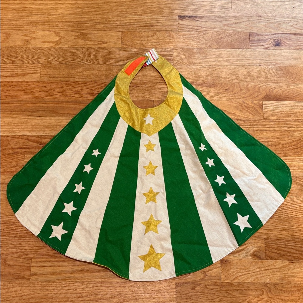 Lovelane Reversible Superhero Cape Kids Costume Star Stripe Handmade NWT